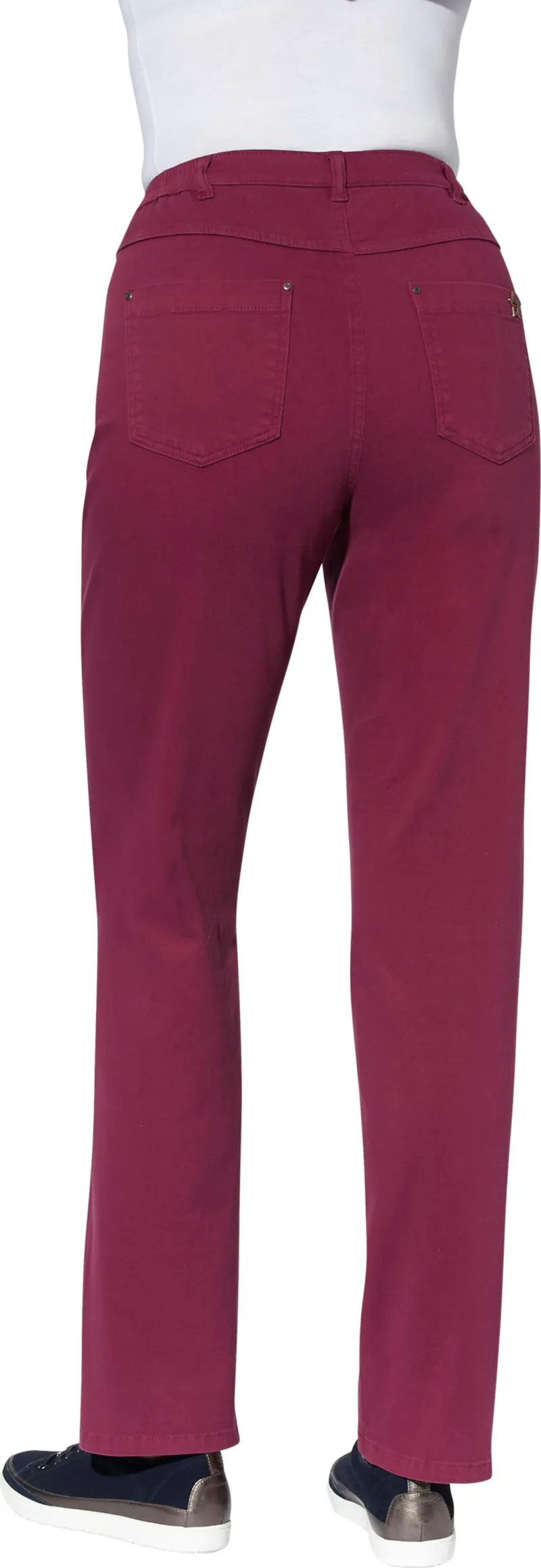 Witt 5-Pocket-Hose, Bordeaux, – Produktbild 3 von 3