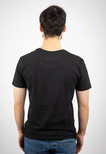 TORLAND TORLAND Herren T-Shirt mit V- Ausschnitt PRESENTER, Schwarz (black), – Produktbild 3 von 4