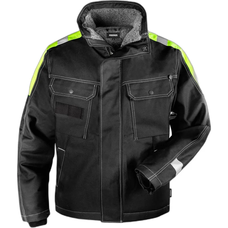 Fristads Arbeitsjacke aus Baumwolle Fristads 447 FASI, Noir, – Produktbild 2 von 2