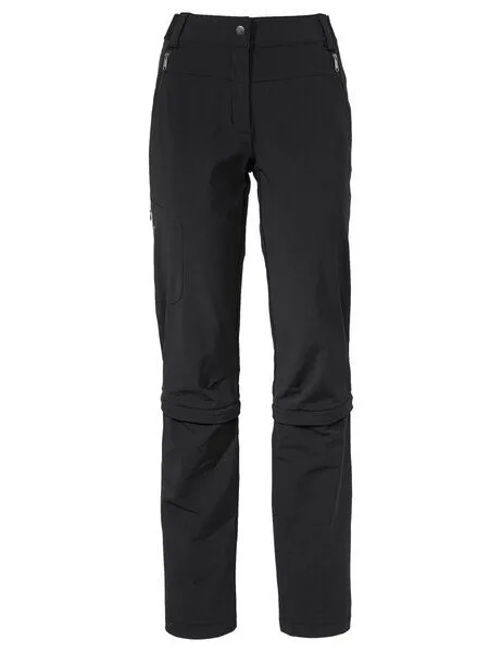Vaude Vaude Women's Farley Stretch Capri T-Zip Pants III, Schwarz, – Produktbild 5 von 8