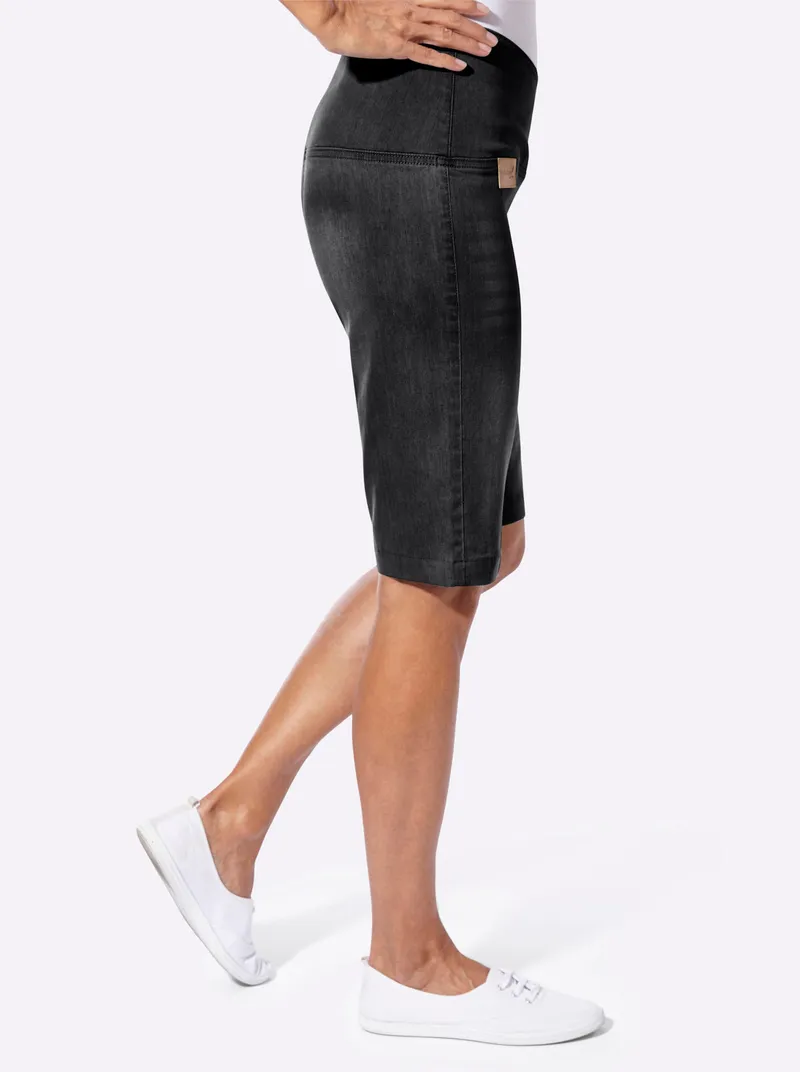 Witt Jeansbermudas black denim, Black denim, – Produktbild 2 von 2