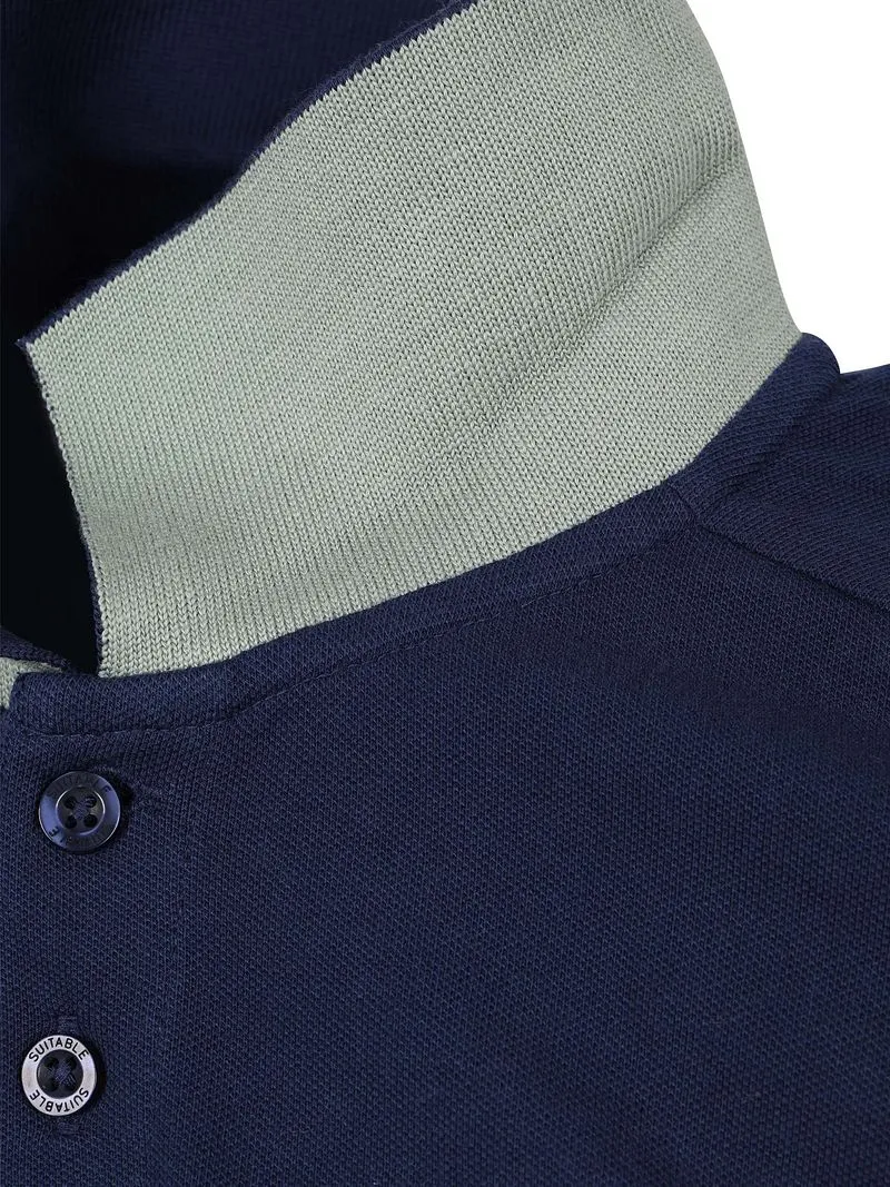 Suitable Suitable Respect Poloshirt Tiger Navy - Größe XL, Dunkelblau, – Produktbild 5 von 5