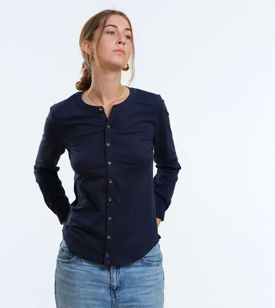 Gary Mash GARY MASH Bluse Portland aus TENCEL Lyocell Mix, Blau, – Produktbild 1 von 4