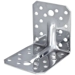 Alberts ALBERTS Schwerlast-Winkelverbinder m.Sicke, Edelstahl, TxHxB 105x105x90 mm – Produktbild 1 von 1