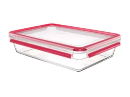 EMSA EMSA Frischhaltedose "Clip & Close" aus Glas, rechteckig, 3,0 l – Produktbild 1 von 1