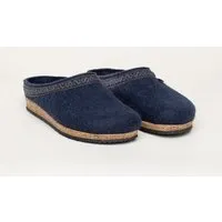 Stegmann Stegmann Filzclog 108 aus 100% edler Merino-Wolle für Damen & Herren | Hochwertiger Filz-Hausschuh - Made in Tirol, Dunkel-blau, – Produktbild 1 von 1