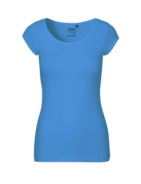 Neutral® - 3FREUNDE Neutral® - 3FREUNDE Frauen Rundhals T-Shirt, Sapphire, – Produktbild 1 von 3