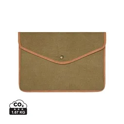 Vinga Vinga Bosler 14 Zoll Laptop-Tasche aus recyceltem Canvas, Grün, – Produktbild 1 von 1