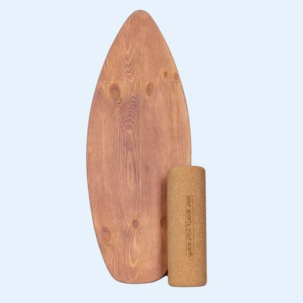 treeletic® treeletic® Balanceboard inkl. Faszienrolle, Vintage rose (rosa), – Produktbild 1 von 3