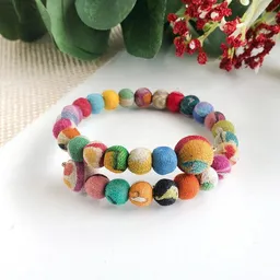 Worldfinds Worldfinds Kantha Armband Overlap – Produktbild 1 von 1