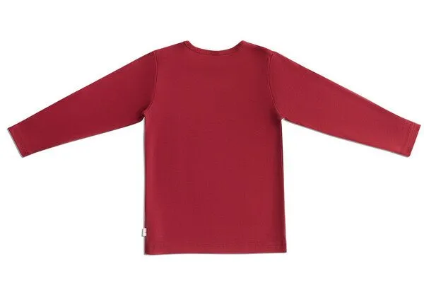 Leela Cotton Leela Cotton Baby Kinder Langarmshirt Bio-Baumwolle, Rosarot, – Produktbild 3 von 3