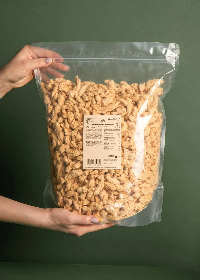 KoRo Erbsenprotein Schnetzel 600 g – Produktbild 5 von 5