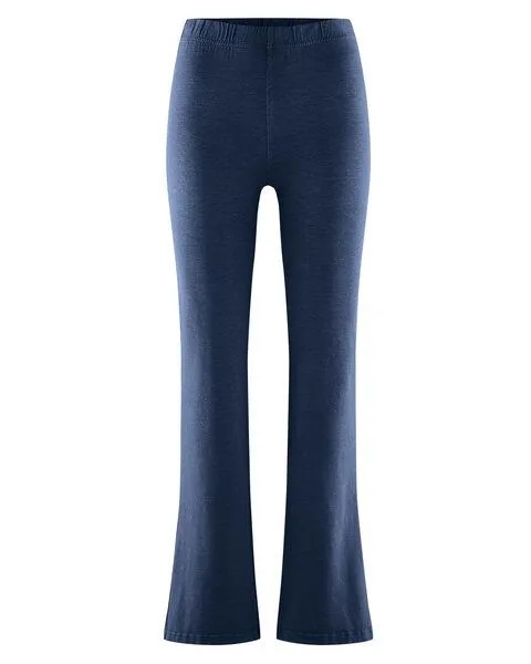 HempAge HempAge Damen Schlaghose Hanf/Bio-Baumwolle, Navy-5, – Produktbild 1 von 4