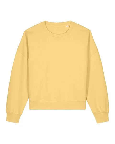 Kultgut Kultgut Goodness Sweater 100% Bio-Baumwolle - Ein schöner Allrounder im Boxistyle, Gelb, – Produktbild 1 von 3