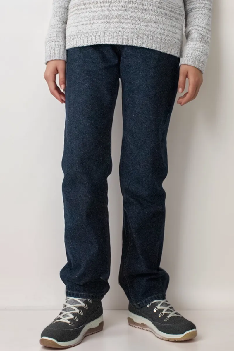 Will's Vegan Store Will's Vegan Store Damen vegan Jeans Classic Straight Leg Blau, Extra dunkelblau, – Produktbild 2 von 2