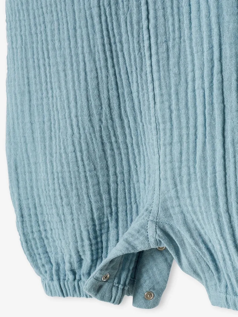 Vertbaudet Baby Latzhose für Neugeborene, Bleached, – Produktbild 4 von 4