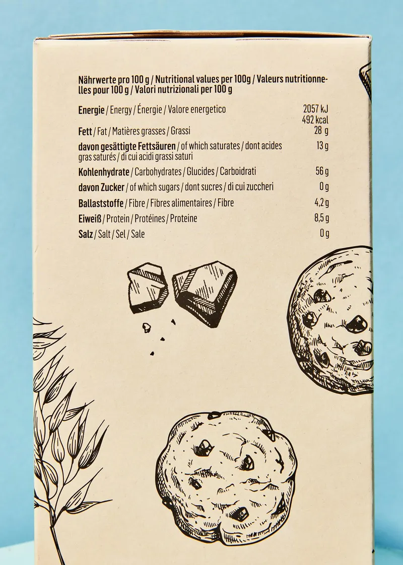 KoRo Haferkeks mit Schokodrops | 12 x 200 g – Produktbild 4 von 5