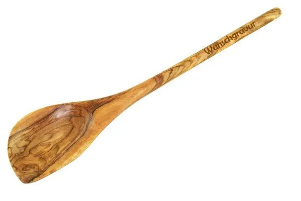 Olivenholz erleben Olivenholz erleben Kochlöffel mit ECKE aus Olivenholz – Produktbild 2 von 8