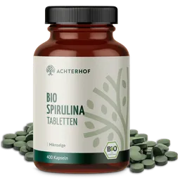 vom Achterhof Spirulina Algen Tabletten Bio (400 Tabletten) – Produktbild 1 von 1