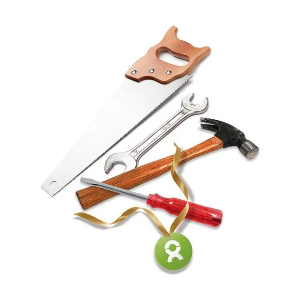 OxfamUnverpackt OxfamUnverpackt Spenden-Geschenk "Werkzeug" (Grußkarte mit Magnet) – Produktbild 1 von 2