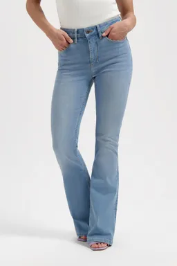 Kuyichi Kuyichi Damen vegan Jeans Lisette Flare Lucky Vintage Blau – Produktbild 1 von 1