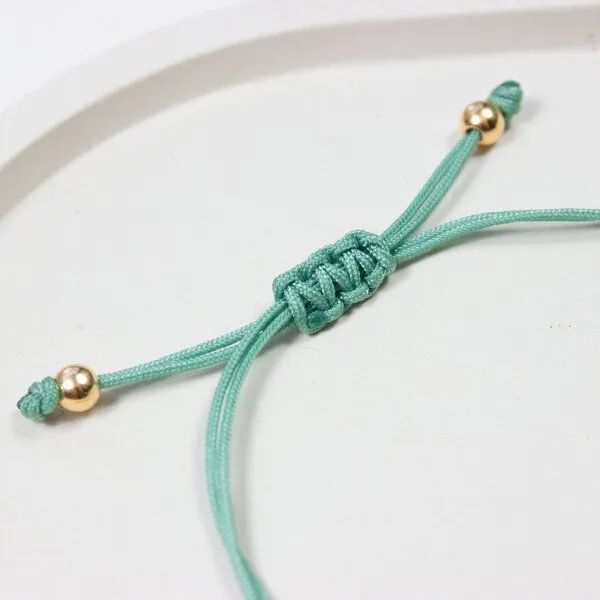 Bow & Hummingbird Bow & Hummingbird Armband auf Karte - Anker, Neon-orange, – Produktbild 4 von 4