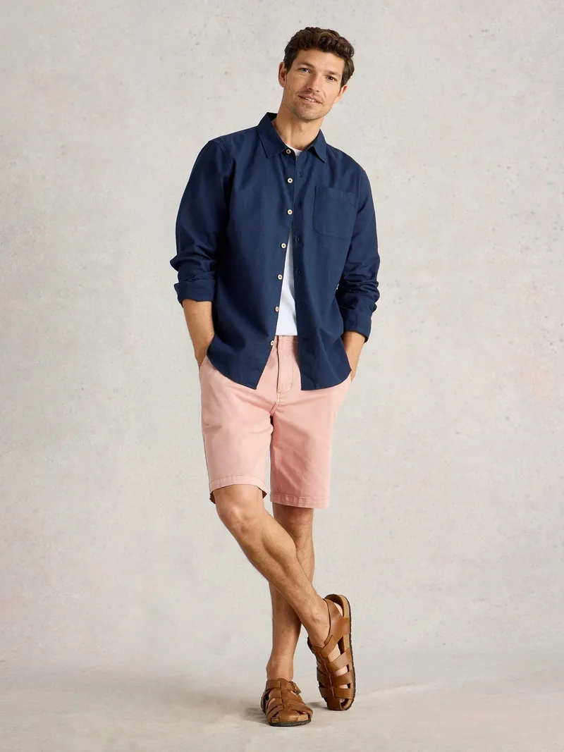 White Stuff Chino-Shorts aus Bio-Baumwolle - 38/R, Rosa, – Produktbild 2 von 4