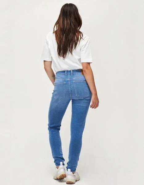 Kuyichi Kuyichi Jeans Super Skinny - Lizzy - aus Bio-Baumwolle, Blau (medium blue), – Produktbild 6 von 8