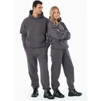 ORGANICATION ORGANICATION PARKERR | Essentials Travel Unisex Jogginghose aus Bio-Baumwolle & Recyceltem Polyester, Shadow, – Produktbild 1 von 1