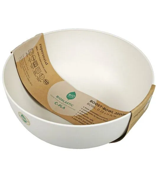 Zuperzozial Zuperzozial Servierschüssel 23 cm aus nachwachsenden Rohstoffen, Blau, – Produktbild 2 von 4