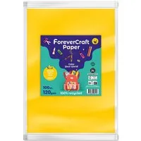 Clairefontaine 100 Blatt Tonpapier DIN A4 "forever craft paper" 120g/m² gelb – Produktbild 1 von 1