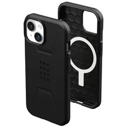 Urban Armor Gear MagSafe-Hülle für Apple iPhone 15 Plus, Urban Armor Gear, Civilian, Schwarz – Produktbild 1 von 1