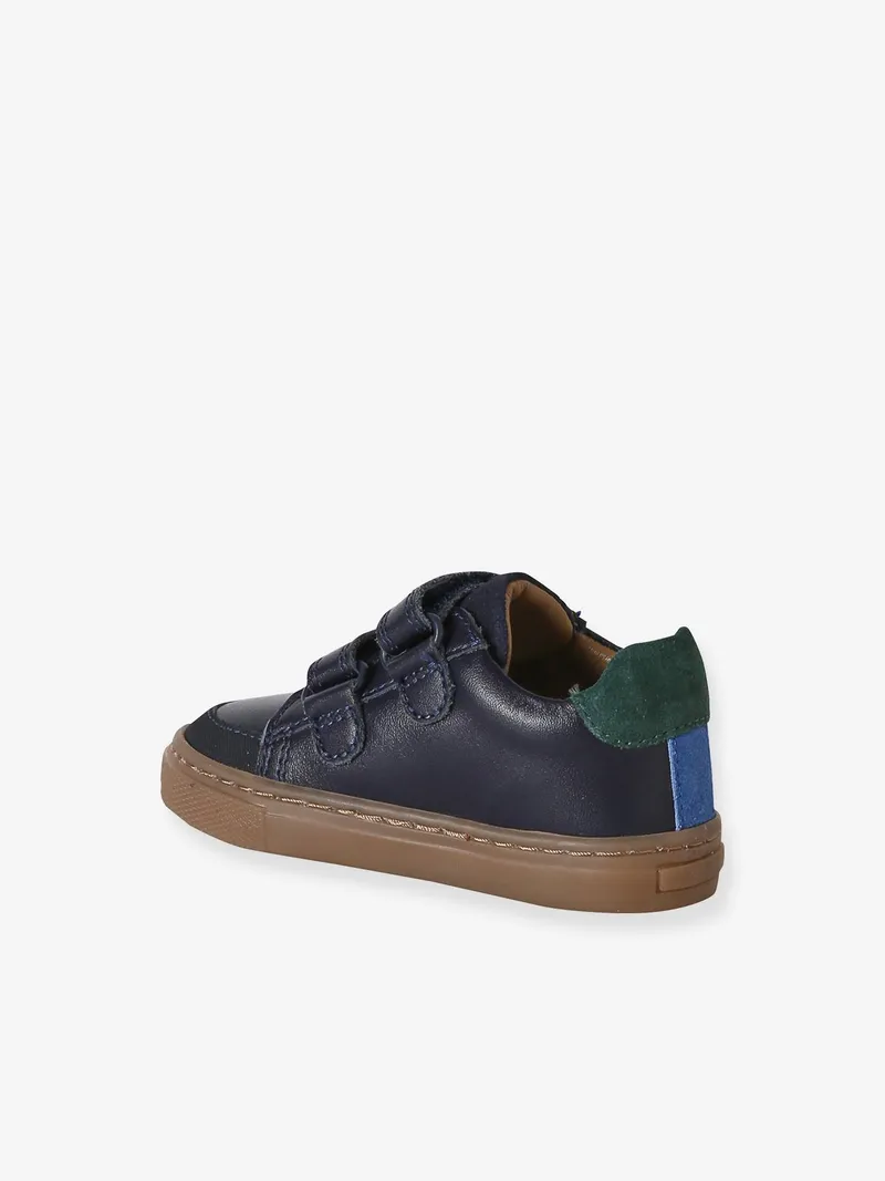 Vertbaudet Baby Klett-Sneakers, Marine, – Produktbild 3 von 4