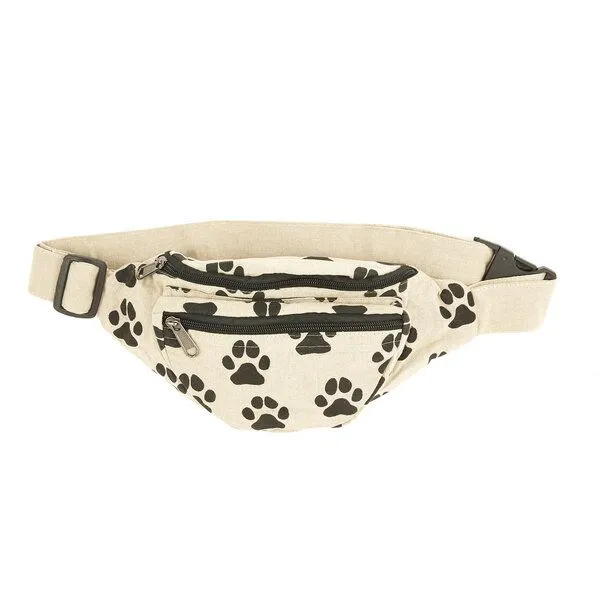 short'n'pietz short'n'pietz handgenähte Gürteltasche mit verstellbarem Gürtel, Weiss, – Produktbild 3 von 8