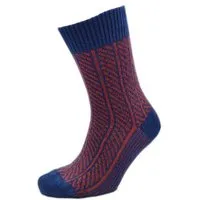 BLS Organic BLS Organic GOTS zertifizierte Bio-Wolle Damen Socken, Navy, – Produktbild 1 von 1