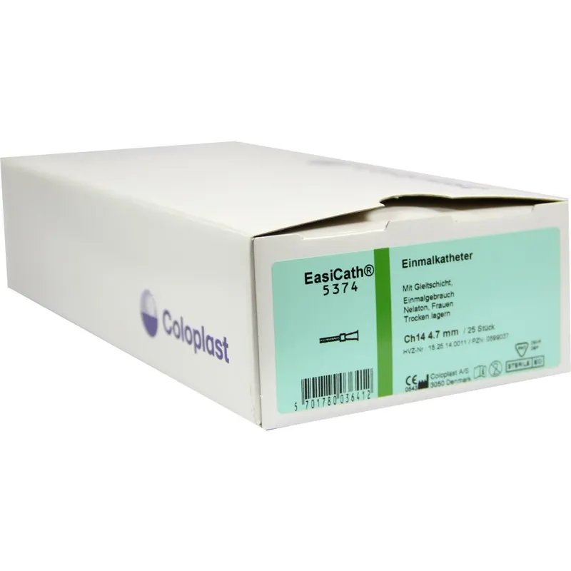 Coloplast EASICATH Einmalkath.Nelaton Ch 14 5374 Frauen 25 St Katheter – Produktbild 1 von 1