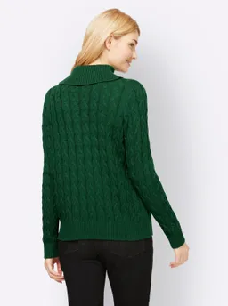 heine Feinstrickpullover moos – Produktbild 1 von 1