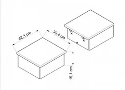 Home affaire Schlafzimmer-Set Huven Schlafzimmer, (3-tlg), Massivholzbett aus Eiche mit 2 Nachttische, FSC®-zertifiziert, stabil – Produktbild 1 von 1