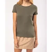 YTWOO YTWOO Damen Modal-T-Shirt, Khaki, – Produktbild 1 von 1