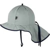 Pure pure by Bauer PURE PURE by Bauer Baby und Kinder Sonnenschutz Mütze mit Bindebändern UV 50 old green Gr. 47 – Produktbild 1 von 1