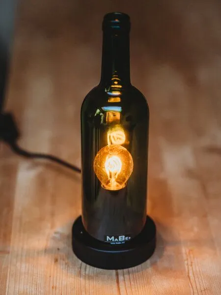 MaBe MaBe Tischleuchte und Windlicht 2in1, Grün, – Produktbild 2 von 5