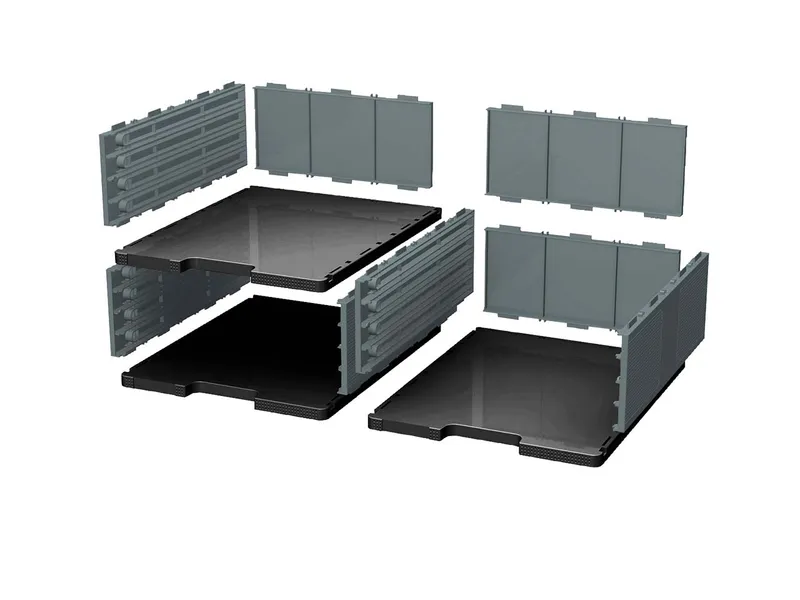 Exacompta Exacompta Schubladenbox-Basiselemente Modulodoc "ECOBlack", 363x305x135 mm, dunkelgrau – Produktbild 1 von 1