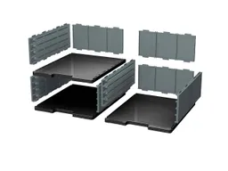 Exacompta Exacompta Schubladenbox-Basiselemente Modulodoc "ECOBlack", 363x305x135 mm, dunkelgrau – Produktbild 1 von 1