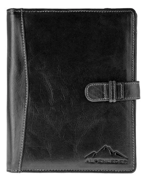 Alpenleder Alpenleder Tablettasche SEILSCHAFT, Ebenholz ( schwarz ), – Produktbild 2 von 4