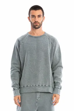 RAVENS VIEW IBIZA RAVENS VIEW IBIZA Herren vegan Sweatshirt Roc Faded Blue – Produktbild 1 von 1