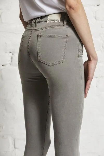 Wunderwerk Wunderwerk Damen Hose, elastisch, "Josy high flex", Grau (ash grey), – Produktbild 2 von 3