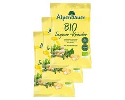 Alpenbauer Alpenbauer Süßigkeit, Alpenbauer Bio Ingwer Kräuter Bonbons mit flüssigem Kern 90g 3er Pack – Produktbild 1 von 1