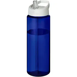 Unbranded H2O Active® Eco Vibe 850 ml Sportflasche mit Ausgussdeckel, blau, weiß – Produktbild 1 von 1