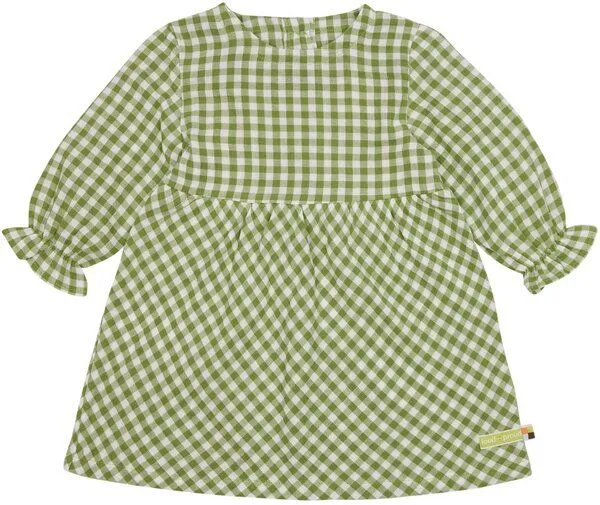 loud + proud loud + proud Baby & Kinder Musselin Kleid, GOTS-zertifiziert, Grass(grün), – Produktbild 2 von 2