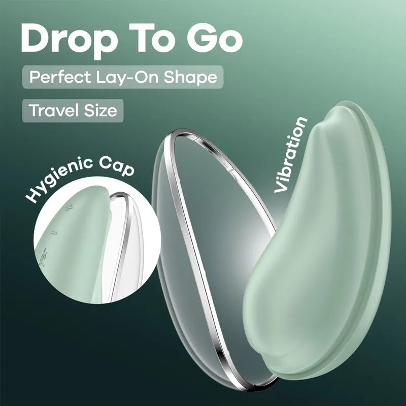 Satisfyer Satisfyer Drop To Go, 8,5 cm, Mint, – Produktbild 1 von 1